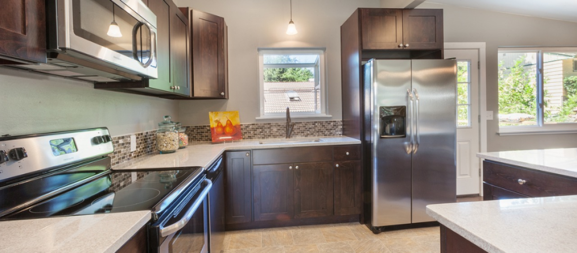 Kitchen with Cabinets and Countertops